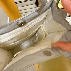 【受取予定者決定済】ジェラートピケ　キルティングお散歩バッグの画像