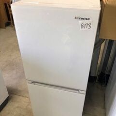 NO B173 ★格安特価★福岡市内配送設置無料★ 冷蔵庫 ホワイト HR-G13B-W [134L /2ドア /右開きタイプ] [冷凍室 46L] 2020年の画像