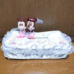 【新品未使用】ディズニー ティッシュケース ミッキー ミニー