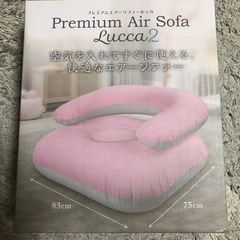 プレミアム　エアーソファ　ルッカ2  ピンク