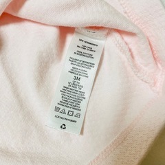 [新品未使用]アメリカブランド ピンクフリル刺繍セットアップ 3Mの画像