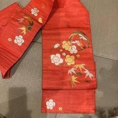 名古屋帯　梅の画像