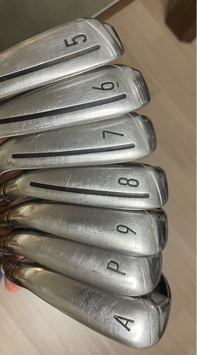 テーラーメイド アイアンセット 5-9,P KBSフレックスS カバー