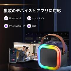カラオケセット✨Bluetoothマイク 2本 Mini カラオケセット家庭用の画像