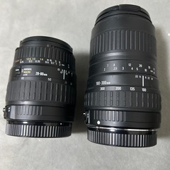 中古品　SIGMA ZOOM カメラレンズ 2本セット の画像