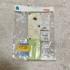 食事用エプロン　おむすび柄 80〜90cm　