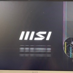 MSI PRO ゲーミングモニター　ジャンク品の画像