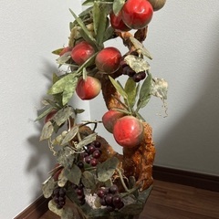 玉石の桃の木　工藝　翡翠ヒスイ桃の木　縁起物の画像
