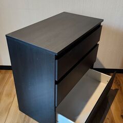 IKEA/イケア 《MALM マルム》 チェスト（引き出し×3）の画像
