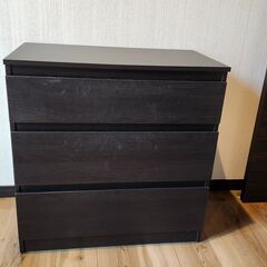 IKEA/イケア 《MALM マルム》 チェスト（引き出し×3）
