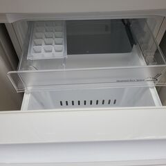 J9474　YAMADA　ヤマダ　２ドア冷蔵庫　YRZ-F17H1　2021年製 クリーニング済み　【リユースのサカイ柏店】の画像