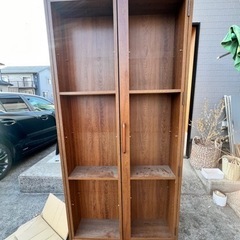 本棚‼️スライド式で綺麗に収まる‼️