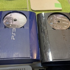 （ジャンク？）２台セットプレイステーション3   と各種ゲームソフトの画像