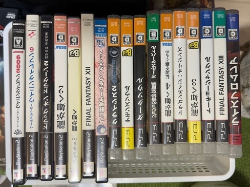 ジャンク？）2台セットプレイステーション3 と各種ゲームソフト