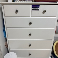 木製タンス（5段）の画像
