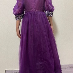 子供用パープルドレス（美品・1回使用）の画像