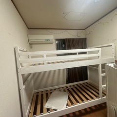 IKEA 
 2段ベッド　ホワイト