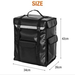 uber 出前館　配達リュックの画像