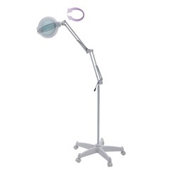 ネイルやマツエク施術に！拡大レンズ付　スタンド式LEDライトの画像