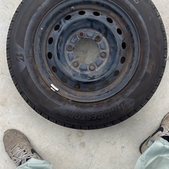 中古タイヤスチールホイール付き185/75R15