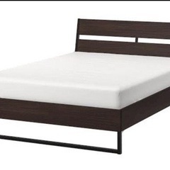 【無料】IKEA   TRYSIL ダブルベッド（フレームのみ）の画像