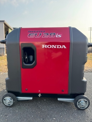 【未使用品】札幌地区配達しますHONDA ホンダ 正弦波インバーター搭載 発電機 EU28is（車輪あり） JNA3 定格電圧100V ガソリン燃料　随時値下します。早い者勝ち！