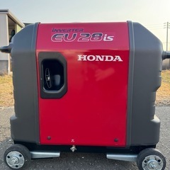 【未使用品】HONDA ホンダ 正弦波インバーター搭載 発電機 EU28is（車輪あり） JNA3 定格電圧100V ガソリン燃料　随時値下します。早い者勝ち！の画像