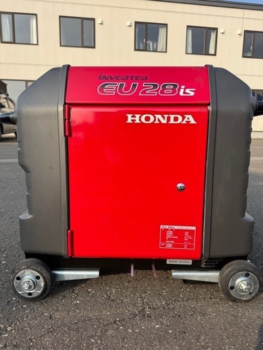 【未使用品】札幌地区配達しますHONDA ホンダ 正弦波インバーター搭載 発電機 EU28is（車輪あり） JNA3 定格電圧100V ガソリン燃料　随時値下します。早い者勝ち！