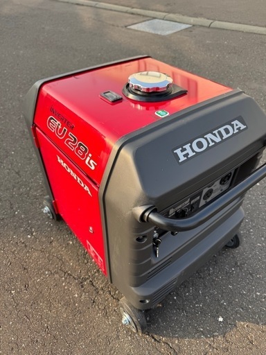 【未使用品】札幌地区配達しますHONDA ホンダ 正弦波インバーター搭載 発電機 EU28is（車輪あり） JNA3 定格電圧100V ガソリン燃料　随時値下します。早い者勝ち！