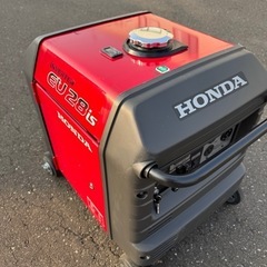【未使用品】HONDA ホンダ 正弦波インバーター搭載 発電機 EU28is（車輪あり） JNA3 定格電圧100V ガソリン燃料　随時値下します。早い者勝ち！の画像
