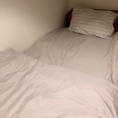 ニトリ 布団・枕(カバー付)三点セットの画像