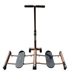 【決まりました】【美品】◯LEG MAGIC X 美脚エクササイズマシーン 健康ステッパー 折りたたみ ブラウン 運動不足解消の画像