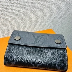 ルイヴィトン三つ折り 財布 ディスカバリー モノグラム エクリプ...