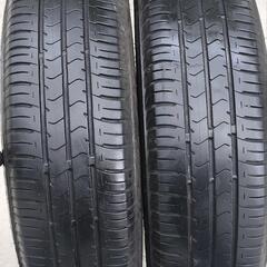 ◯155/65R14◯ノーマルタイヤアルミホイール4本セット◯ブリヂストン製ブラックアルミホイール◯2021年製ブリヂストンタイヤ◯軽自動車用◯の画像