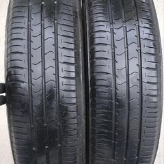 ◯155/65R14◯ノーマルタイヤアルミホイール4本セット◯ブリヂストン製ブラックアルミホイール◯2021年製ブリヂストンタイヤ◯軽自動車用◯の画像