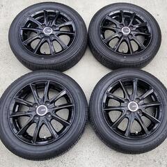 ◯155/65R14◯ノーマルタイヤアルミホイール4本セット◯ブ...