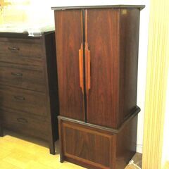 仏壇　茶色（ブラウン）中古　家具調　高さ：137Ｃｍ　幅：58Ｃ...