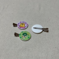 はま寿司　ごろごろにゃんすけ　ヘアクリップ3個セットの画像