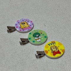 はま寿司　ごろごろにゃんすけ　ヘアクリップ3個セットの画像