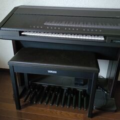 【ヤマハ エレクトーン EL87／説明書・ガイド・椅子・カバー付き】の画像