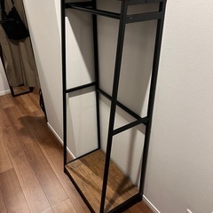 ハンガーラック　木製×ステンレス