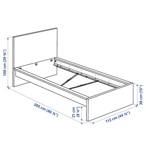 IKEA ベッド フレーム MALM