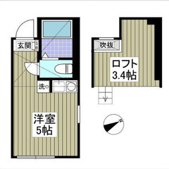 💥⚽️家賃１ヶ月無料⚽️💥✨敷金礼金なし✨ 🚃JR南武線尻手 徒歩28分の画像