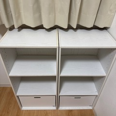 (お取引中)ニトリ カラーボックス 棚 ホワイトの画像