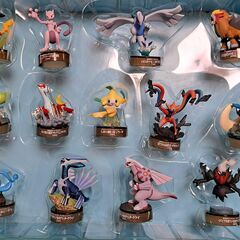 海洋堂・ポケモンフィギュアミュージアム・裂空の訪問者・ミュウと波導の勇者ルカリオの画像