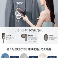【新品・未使用】スチームアイロンの画像