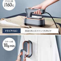【新品・未使用】スチームアイロンの画像