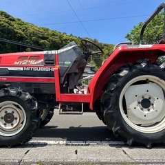 三菱　トラクター　24馬力 4WD MT246  PTO正転/逆転 耕幅1510mm バックアップ　倍速　ディーゼル 耕運 畝立て 畑 宮崎　簡易始動動画ありの画像