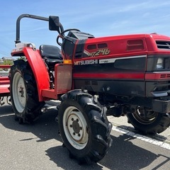 三菱　トラクター　24馬力 4WD MT246  PTO正転/逆...