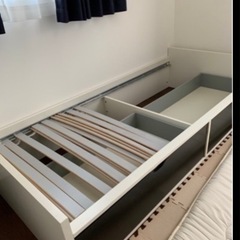 IKEAベッド 収納付き